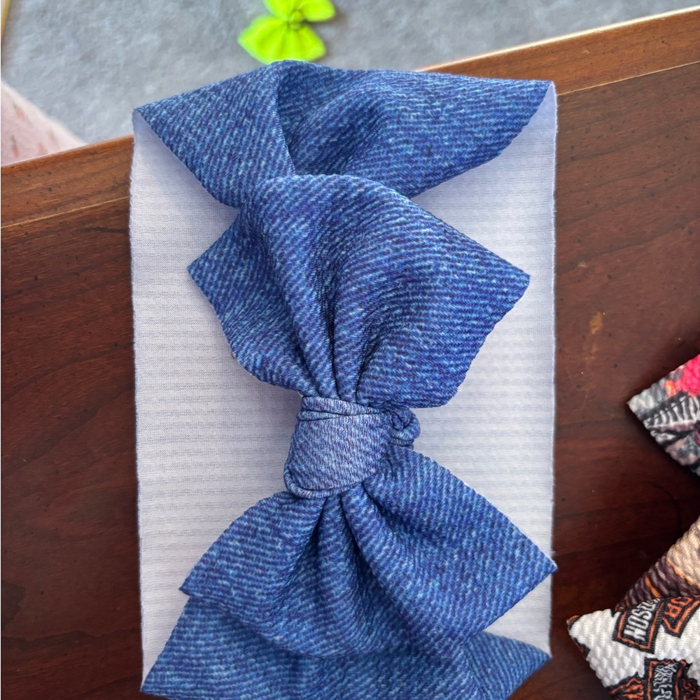 Blue Knotted Headband for Kids